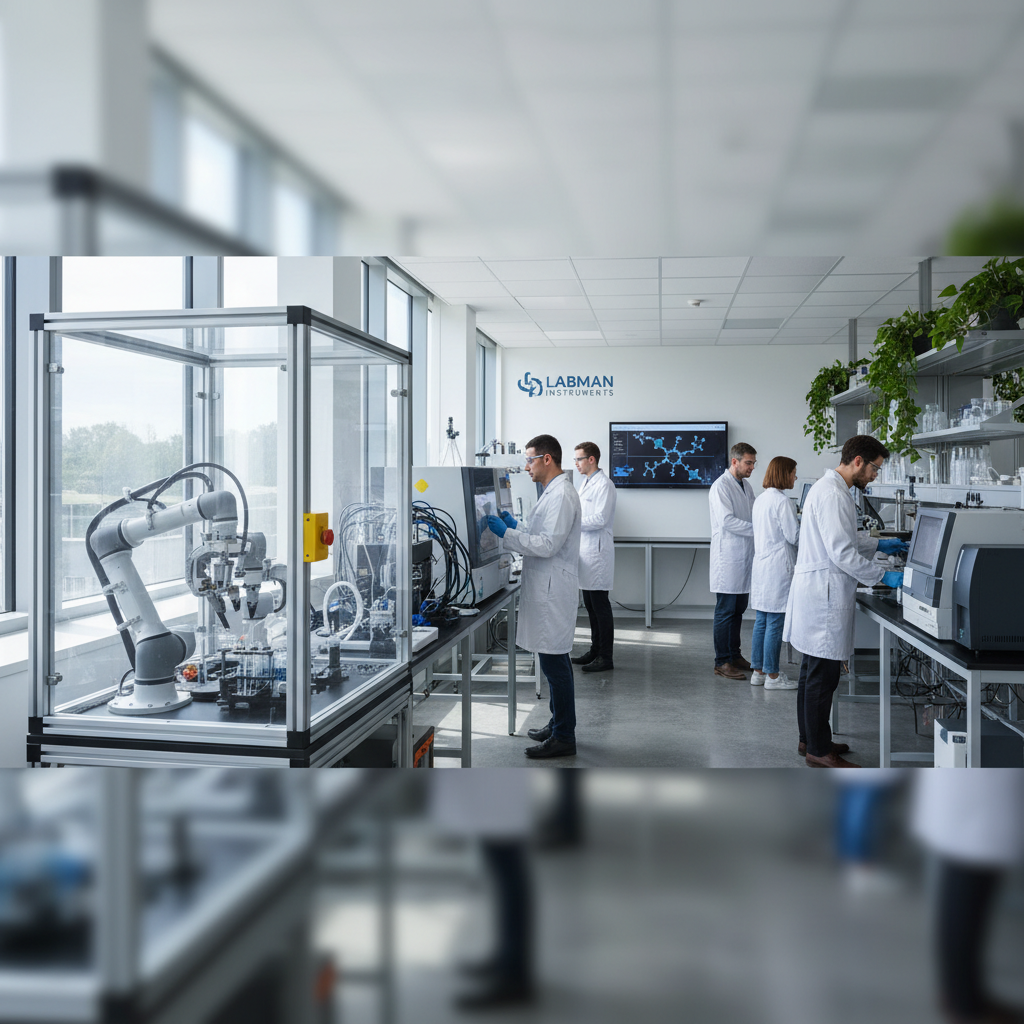 Realistische foto passend bij Labman Instruments: Uw specialist in laboratoriumapparatuur en innovat